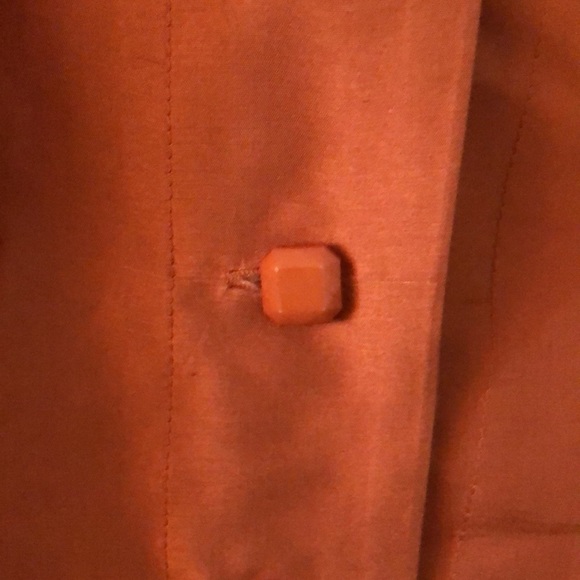 Orangey gold button down top - Picture 2 of 3